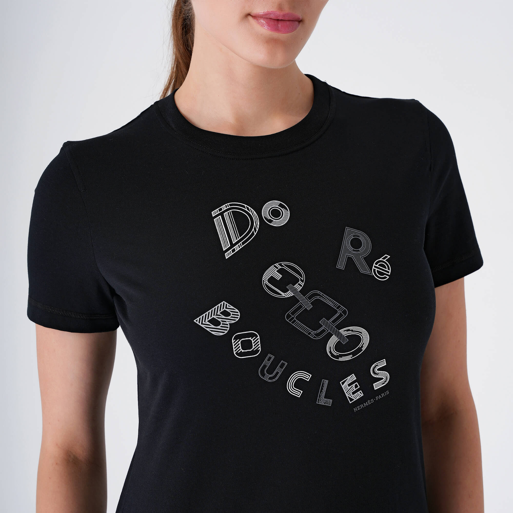 Hermes - Black Do Re Boucles 2024 Tshirt